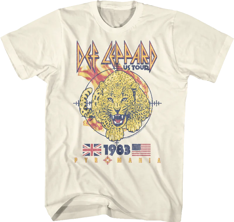 1983 Pyromania Tour Def Leppard T-Shirt