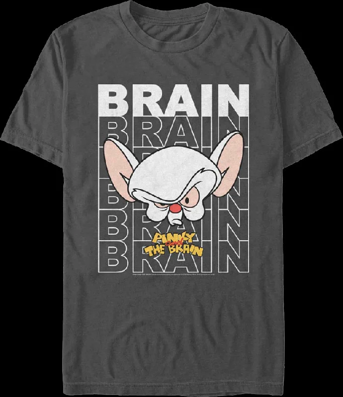 Brain Face Pinky and the Brain T-Shirt