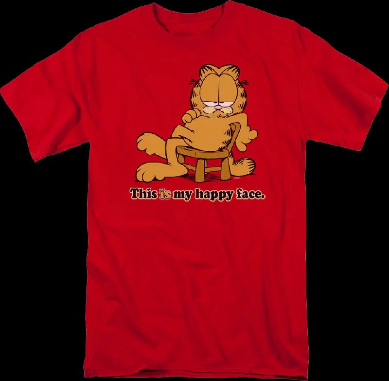 Happy Face Garfield T-Shirt