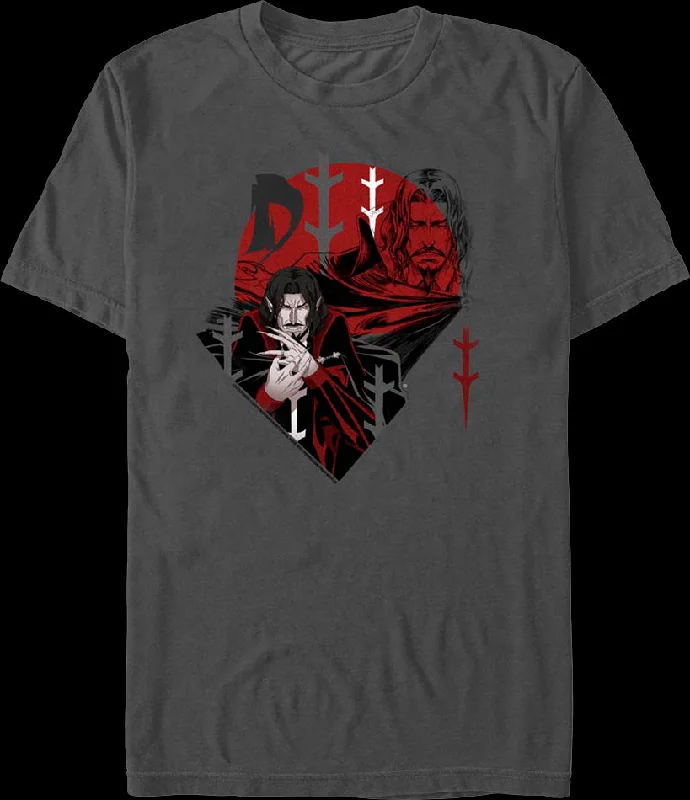 Dracula Collage Castlevania T-Shirt