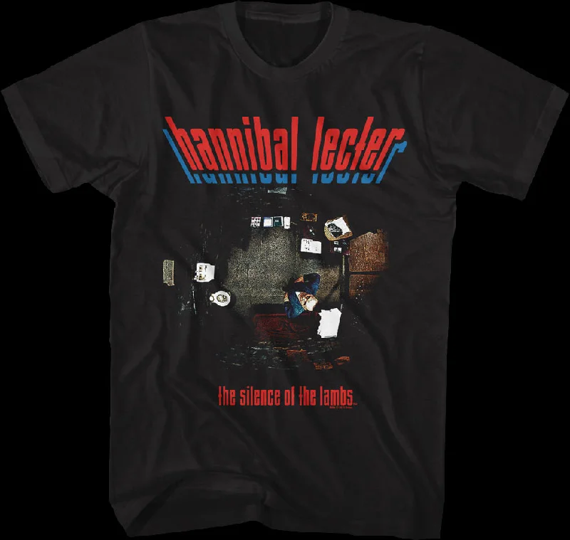 Hannibal Lecter Overhead View Silence of the Lambs T-Shirt