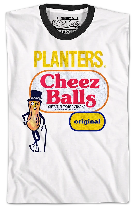 Cheez Balls Planters Ringer Shirt