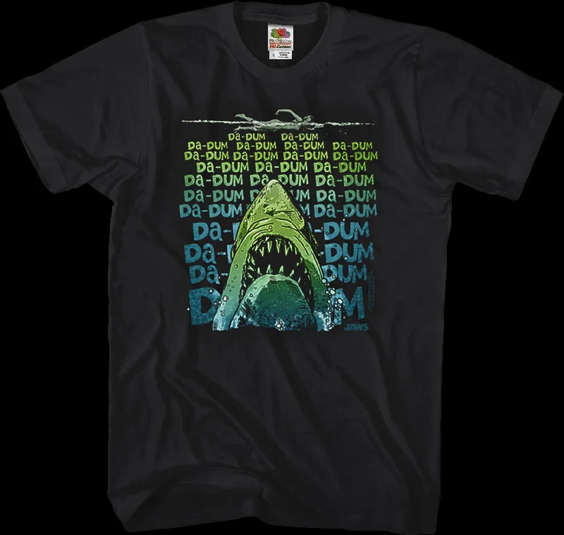 Black Da-Dum Jaws T-Shirt