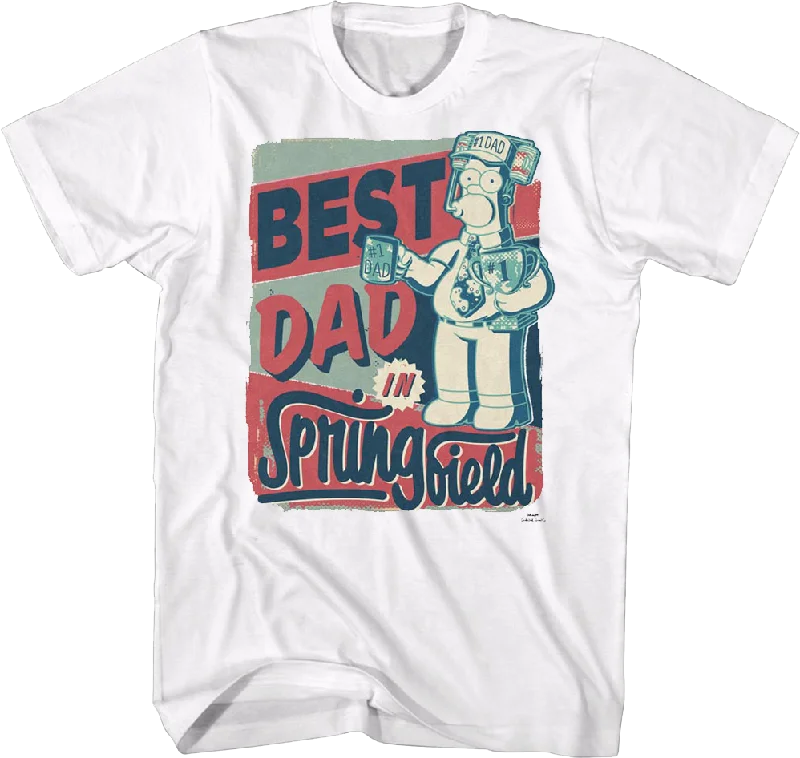 Best Dad In Springfield The Simpsons T-Shirt