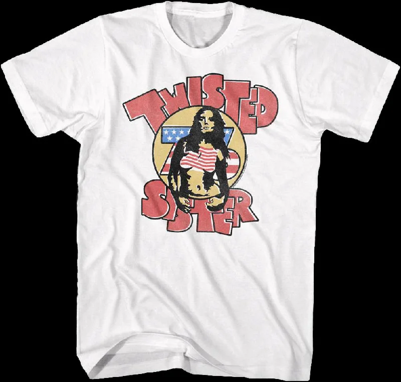 Stars and Stripes Twisted Sister T-Shirt