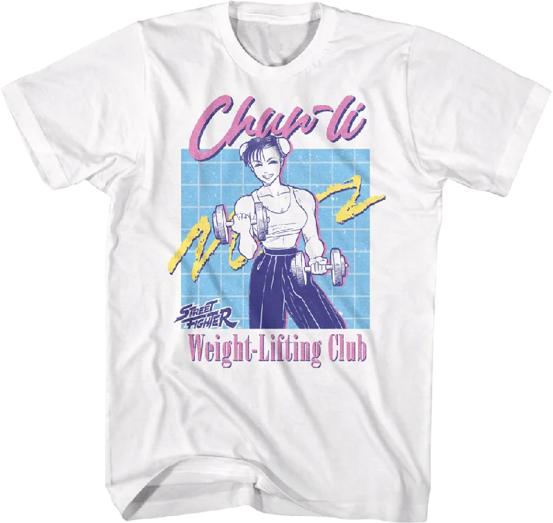 Chun-Li Weight-Lifting Club Street Fighter T-Shirt