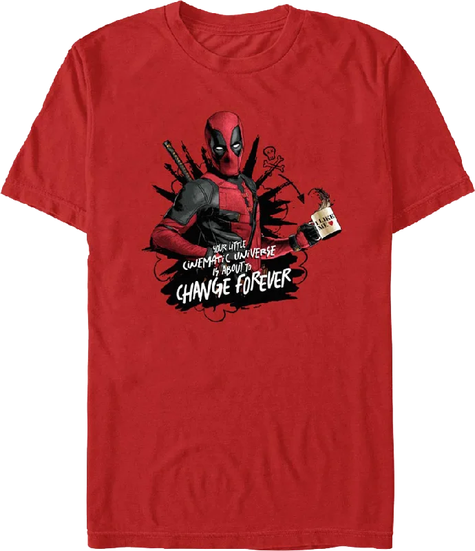 Cinematic Universe Deadpool & Wolverine Marvel Comics T-Shirt