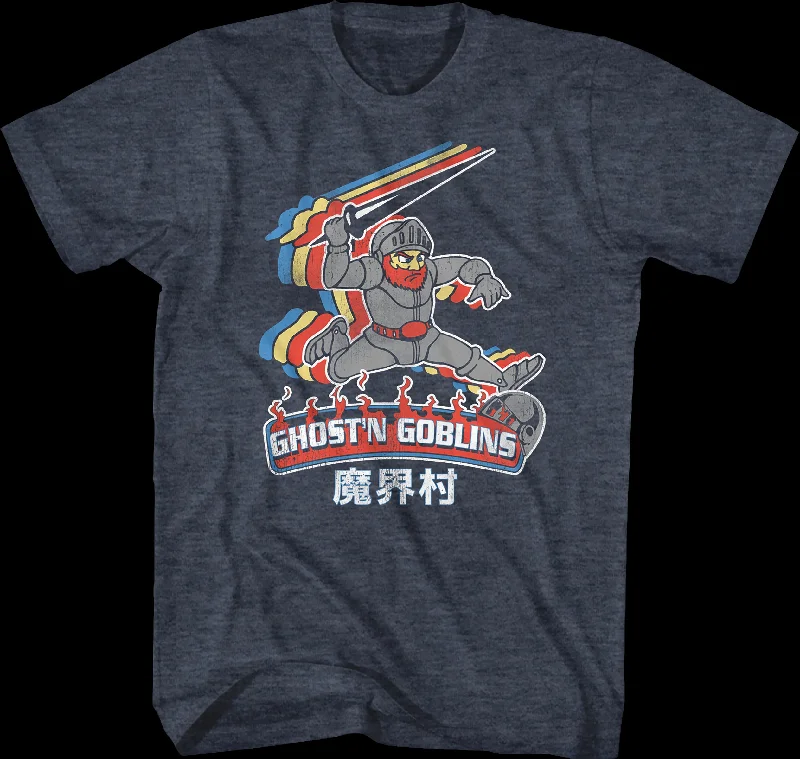 Japanese Text Ghosts 'N Goblins T-Shirt