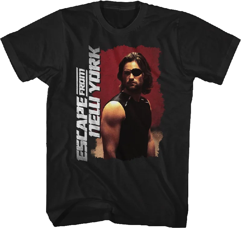 Distressed Snake Plissken Escape From New York T-Shirt