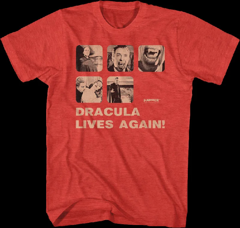 Dracula Lives Again Hammer Films T-Shirt