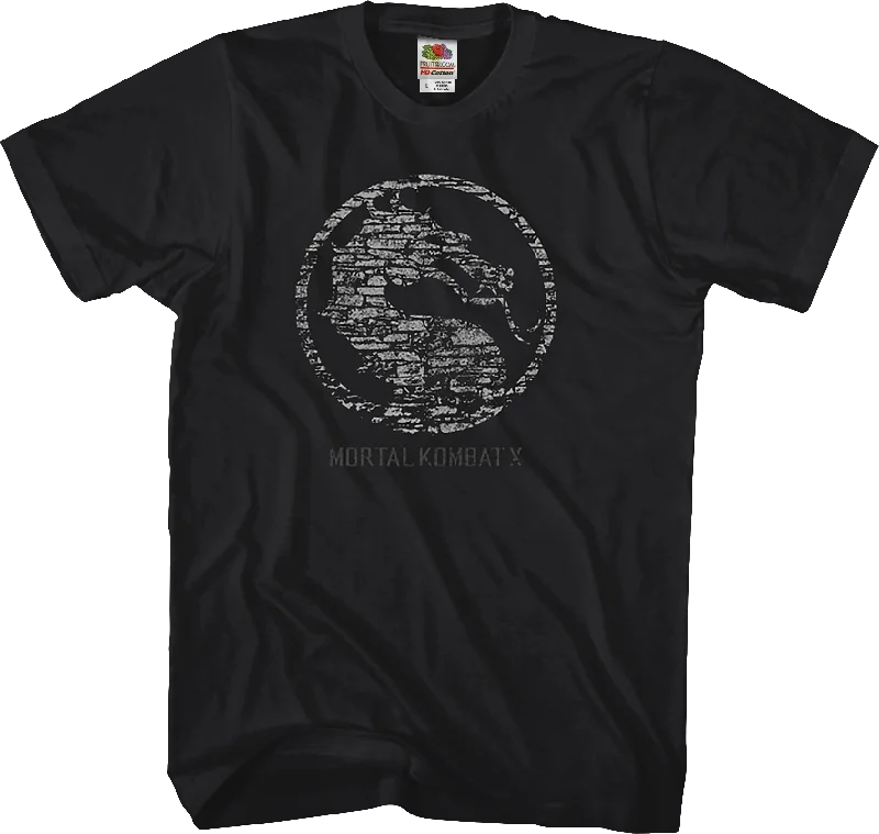 Distressed Logo Mortal Kombat X T-Shirt