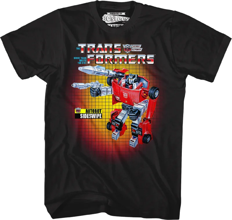 Box Art Sideswipe Transformers T-Shirt