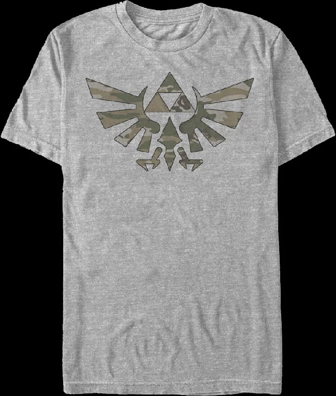 Camouflage Triforce Legend of Zelda T-Shirt