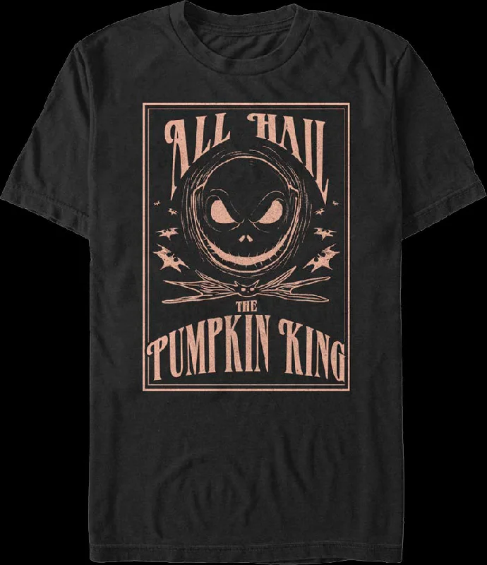 All Hail The Pumpkin King Nightmare Before Christmas T-Shirt