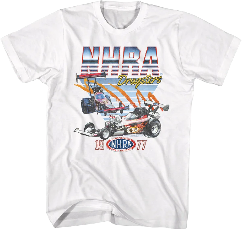 1977 Dragsters National Hot Rod Association T-Shirt