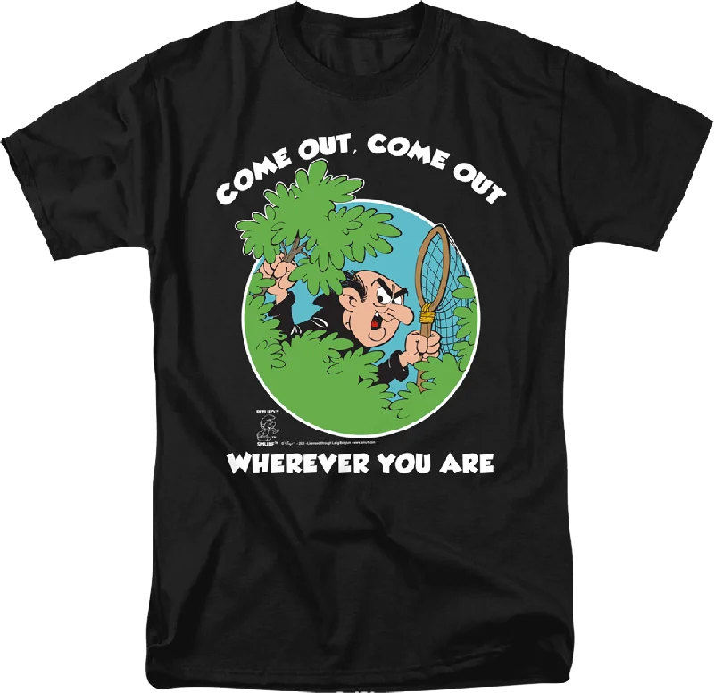 Gargamel Come Out Smurfs T-Shirt