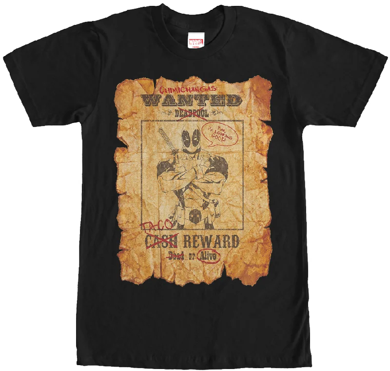 Marvel Deadpool Wanted Poster T-Shirt