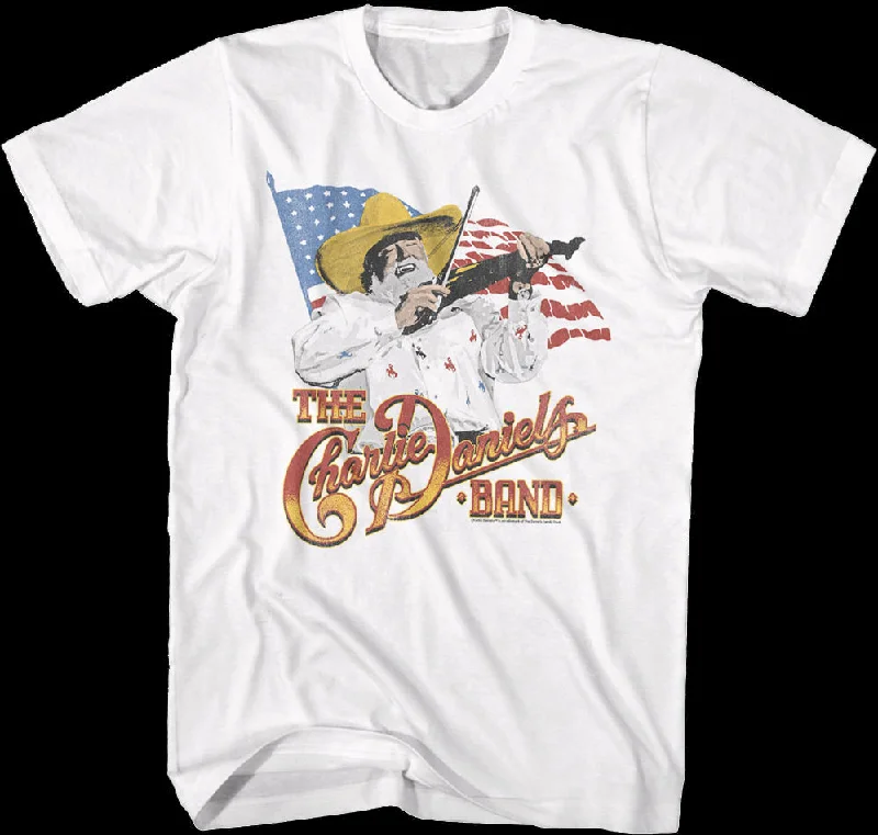 American Flag Charlie Daniels Band T-Shirt