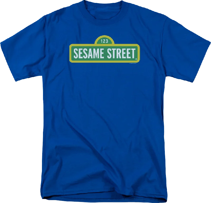 Blue Sign Sesame Street T-Shirt