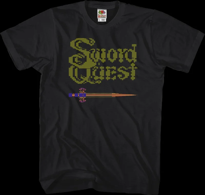 Swordquest Start Screen Atari T-Shirt