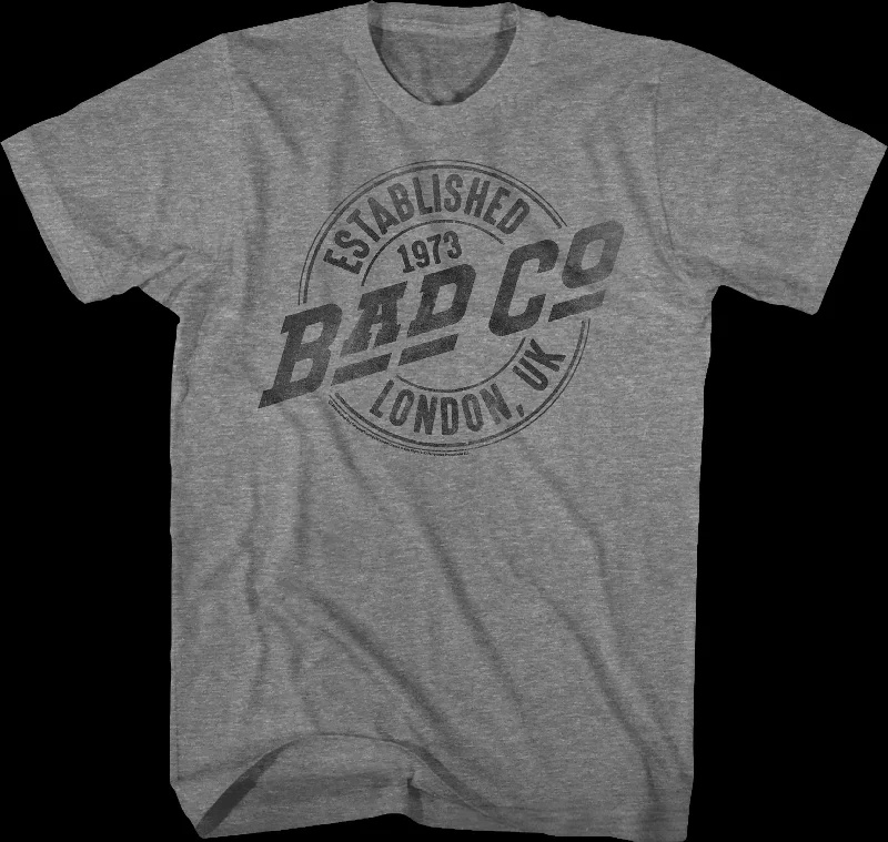 Established 1973 London UK Bad Company T-Shirt