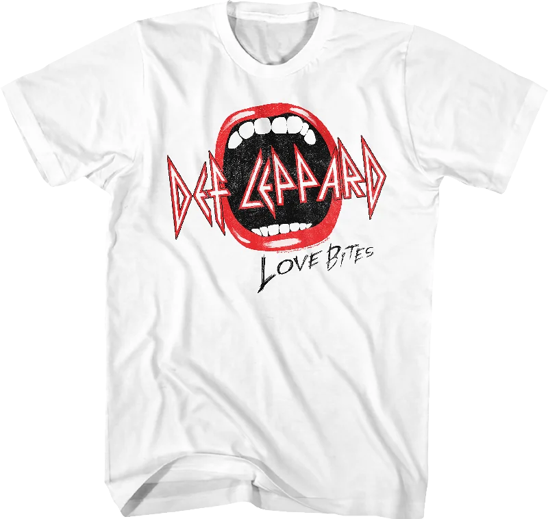 Distressed Love Bites Def Leppard T-Shirt