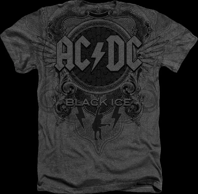 Big Print Black Ice ACDC Shirt