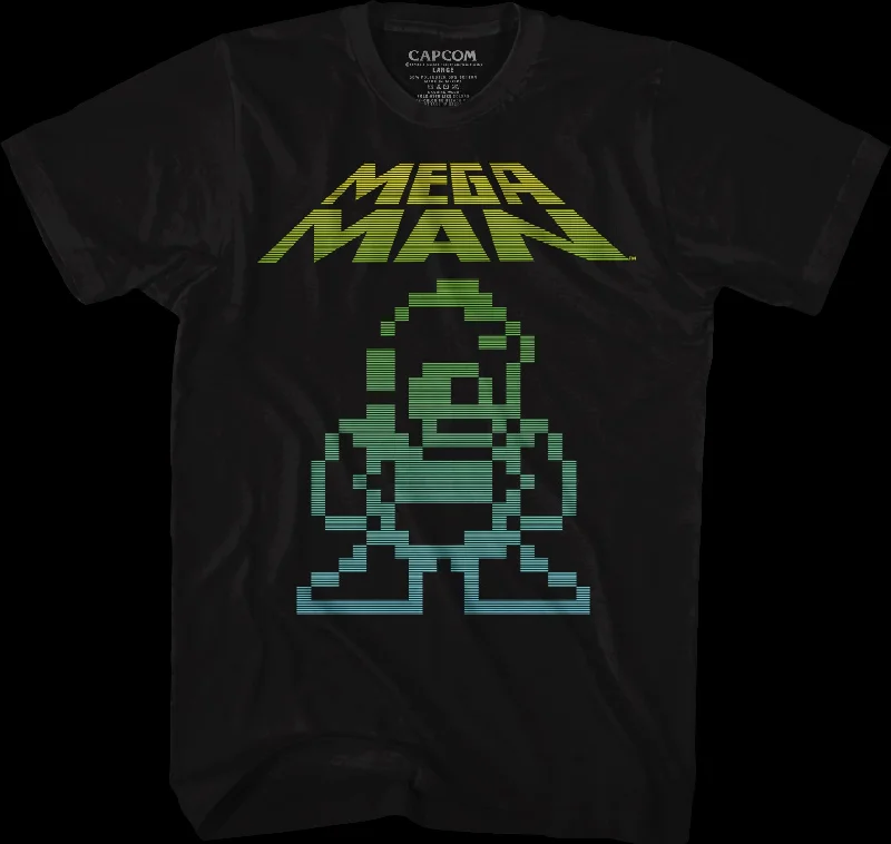 Neon Mega Man T-Shirt