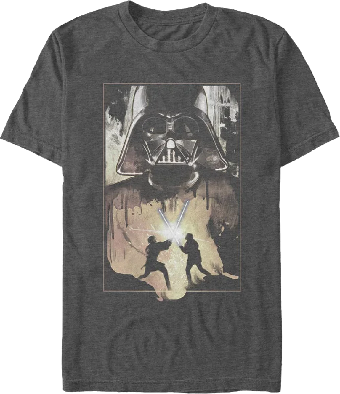 Darth Vader Lightsaber Duel Star Wars T-Shirt