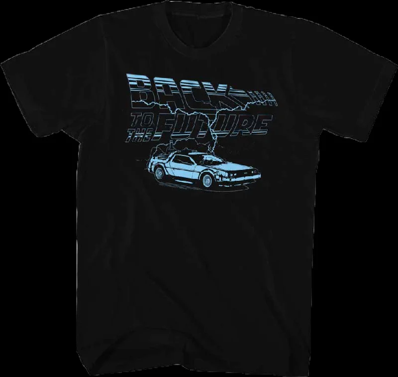 Logo and Lightning Back To The Future T-Shirt