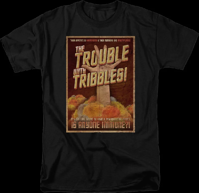 Trouble With Tribbles Poster Star Trek T-Shirt