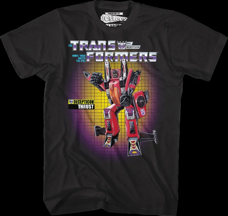 Thrust Box Art Transformers T-Shirt