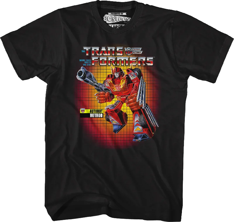 Box Art Hot Rod Transformers T-Shirt