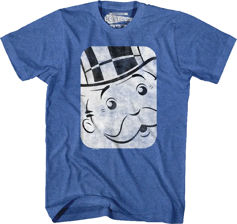 Rich Uncle Pennybags Head Shot Monopoly T-Shirt