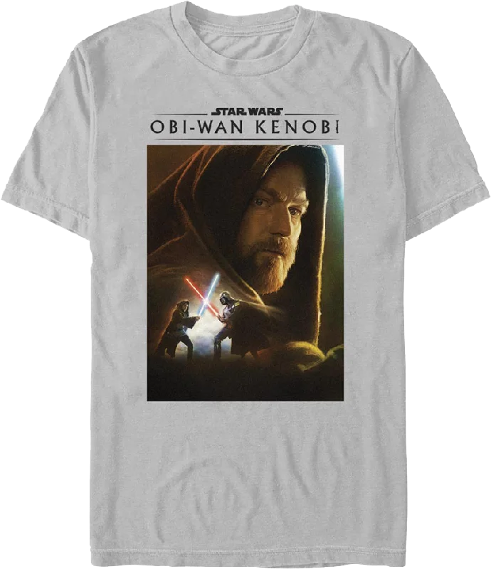 Obi-Wan Kenobi Darth Vader Duel Poster Star Wars T-Shirt