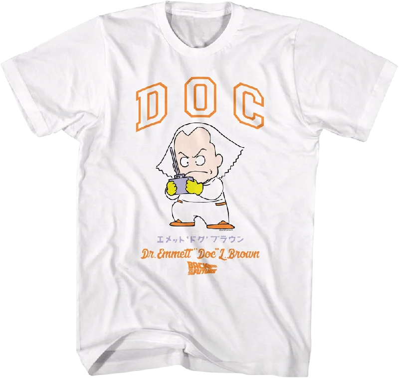 Animated Doc Brown Back To The Future T-Shirt