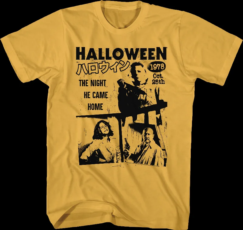 Japanese Poster Halloween T-Shirt