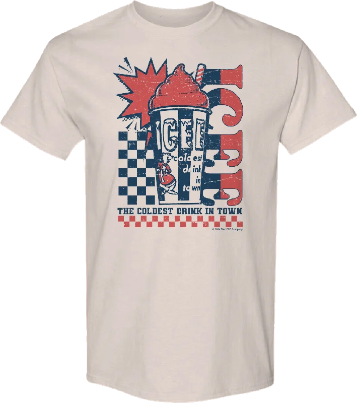 Checkerboard Coldest Drink In Town ICEE T-Shirt