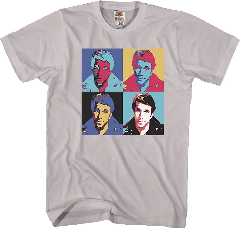 Pop Art Fonzie Happy Days T-Shirt