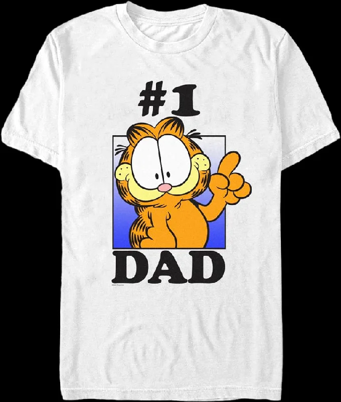 #1 Dad Garfield T-Shirt