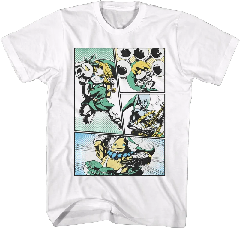 Legend of Zelda Comic Panels Nintendo T-Shirt