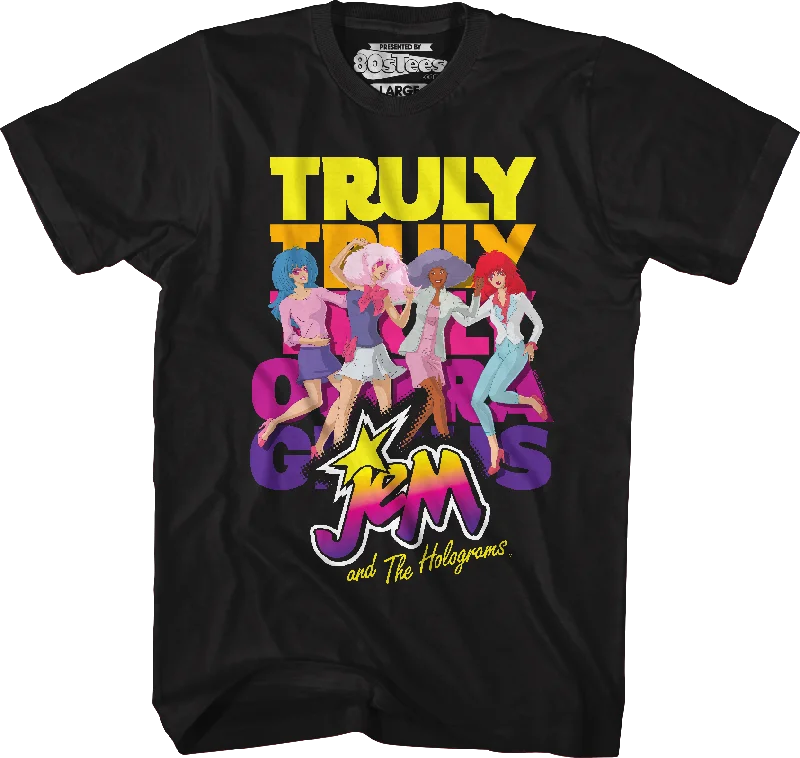 Truly Outrageous Group Pose Jem And The Holograms T-Shirt