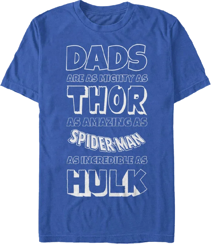 Avengers Father's Day Marvel Comics T-Shirt