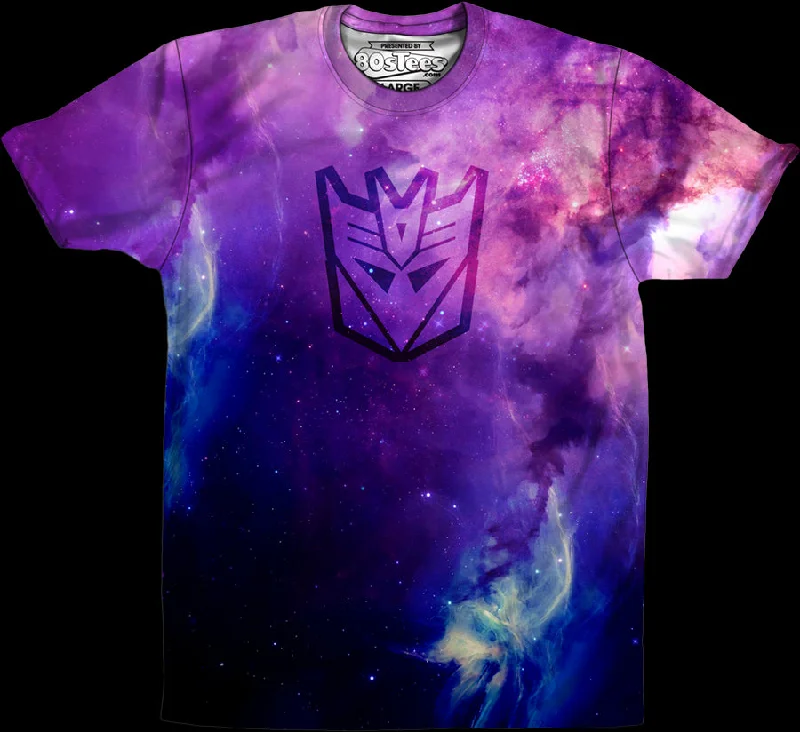 Sublimation Galaxy Decepticon Logo Transformers Shirt