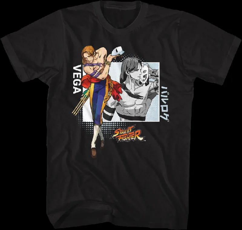 Vega Unmasked Street Fighter T-Shirt