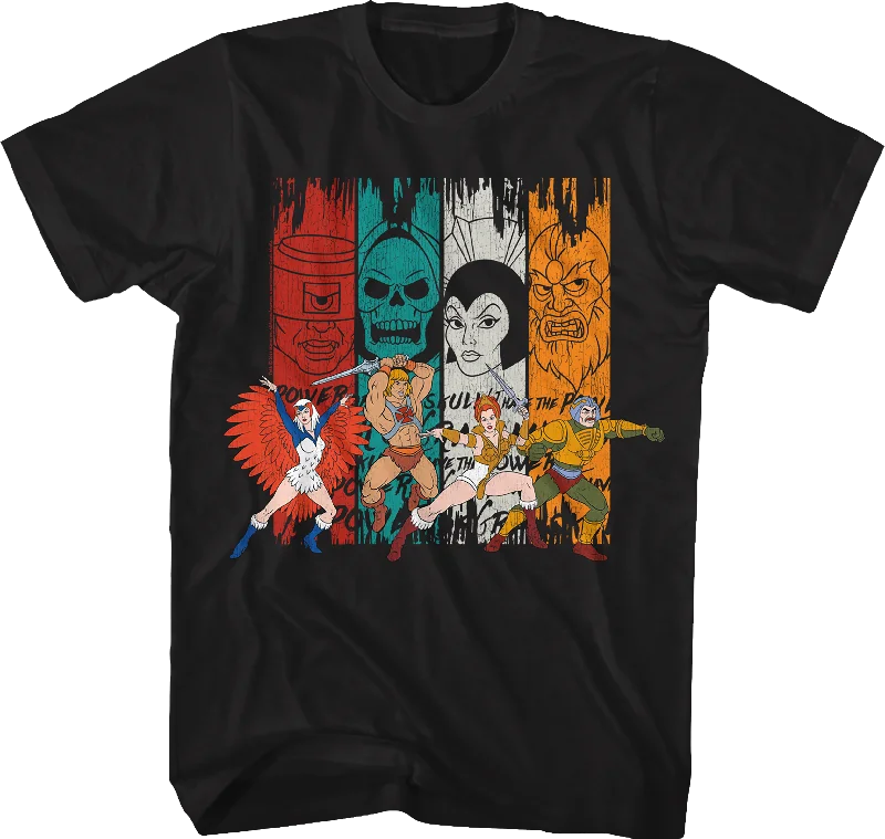 Evil Brush Strokes Masters of the Universe T-Shirt