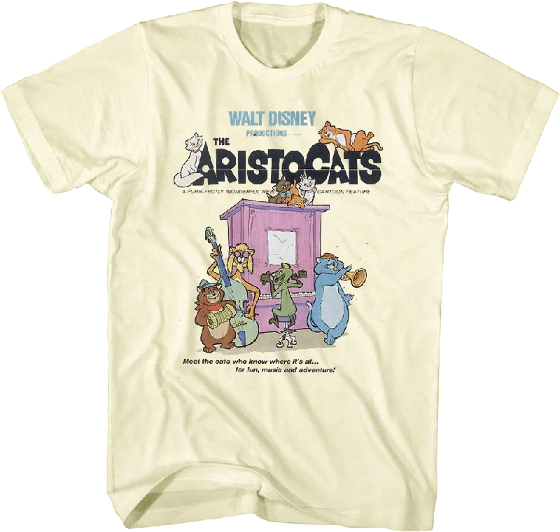 Aristocats Poster Disney T-Shirt