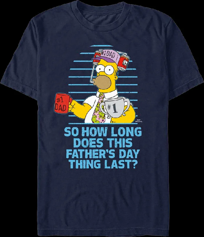 Homer Simpson Father's Day Simpsons T-Shirt