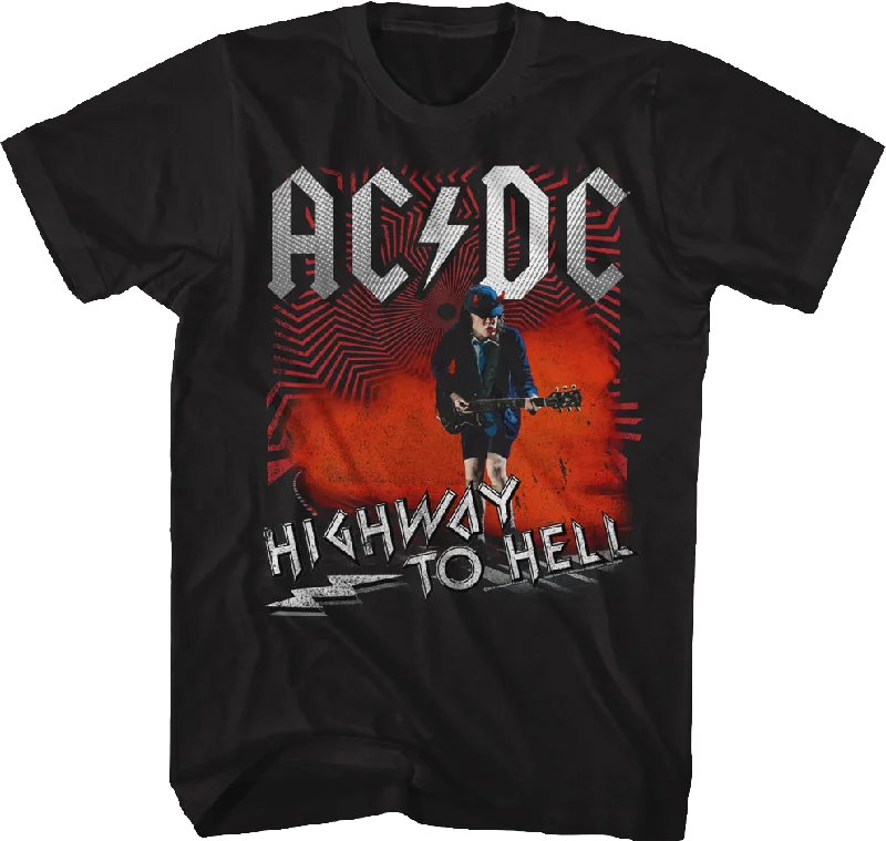 Angus Young Highway To Hell ACDC T-Shirt