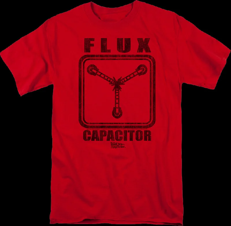 Red Flux Capacitor Back To The Future T-Shirt